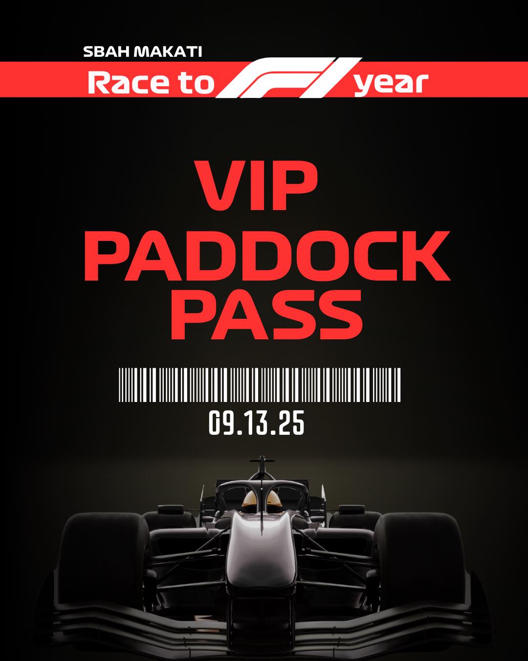 🏎️ VIP PADDOCK PASS: Today’s the Day! 🏁 The lights are out and we’re ...