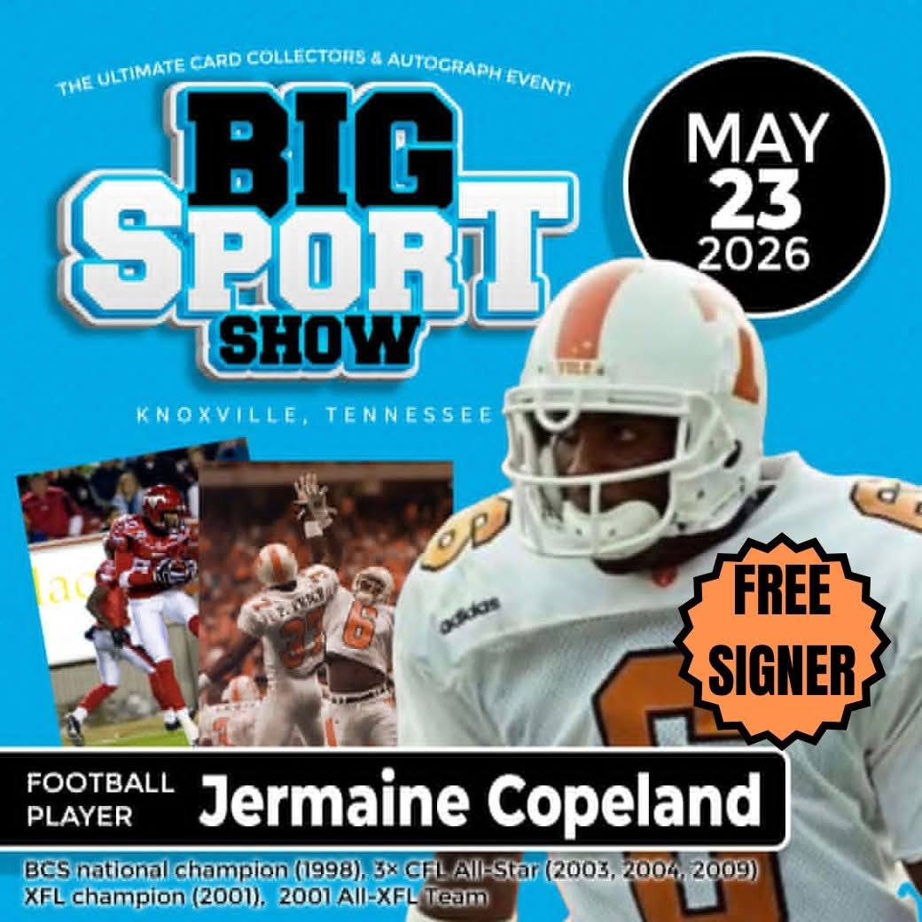 Free autograph signers at Big Sport Show in Knoxville