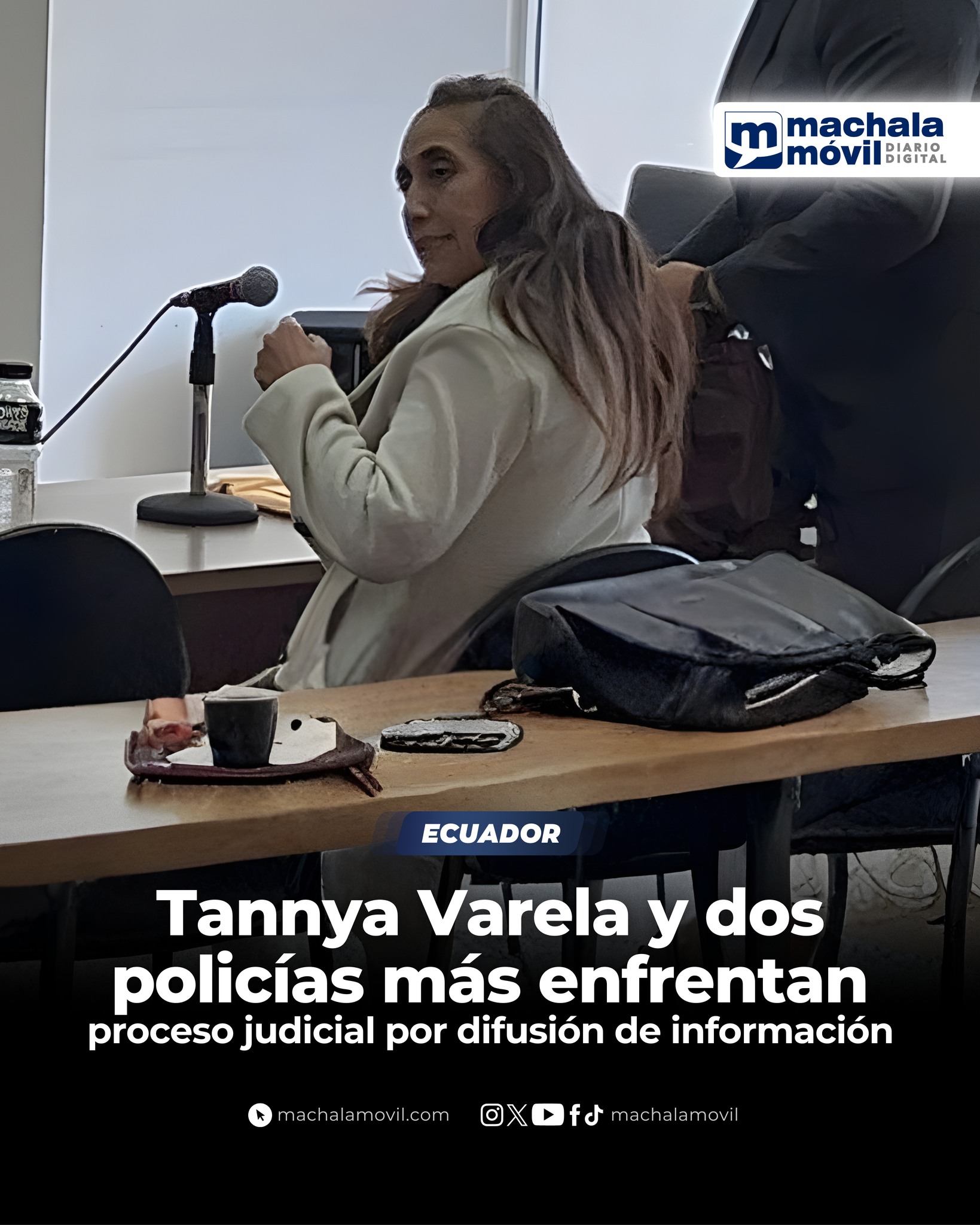 Machala - La excomandante general de la Policía Nacional, Tannya Varela ...