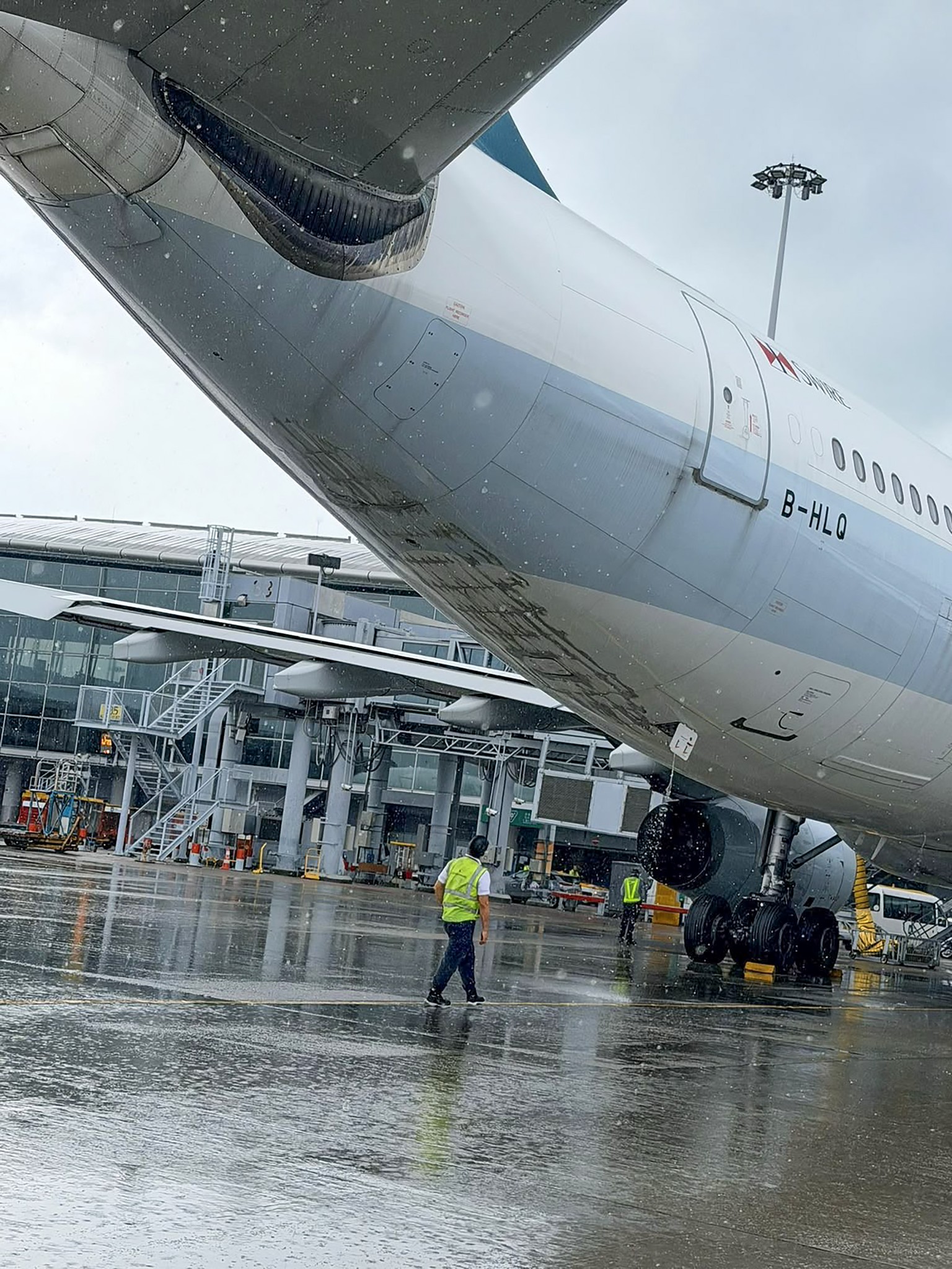 Cathay Pacific has confirmed that the tail of its Airbus A330-300