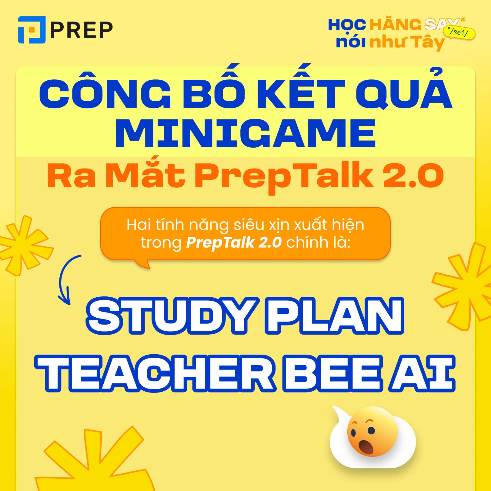 PrepTalk - 💥 CÔNG BỐ KẾT QUẢ MINIGAME RA MẮT PREPTALK 2.0... | Facebook