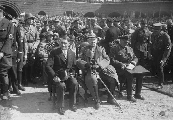 Frames - Reich Chancellor Hitler, President Hindenburg and Minister ...