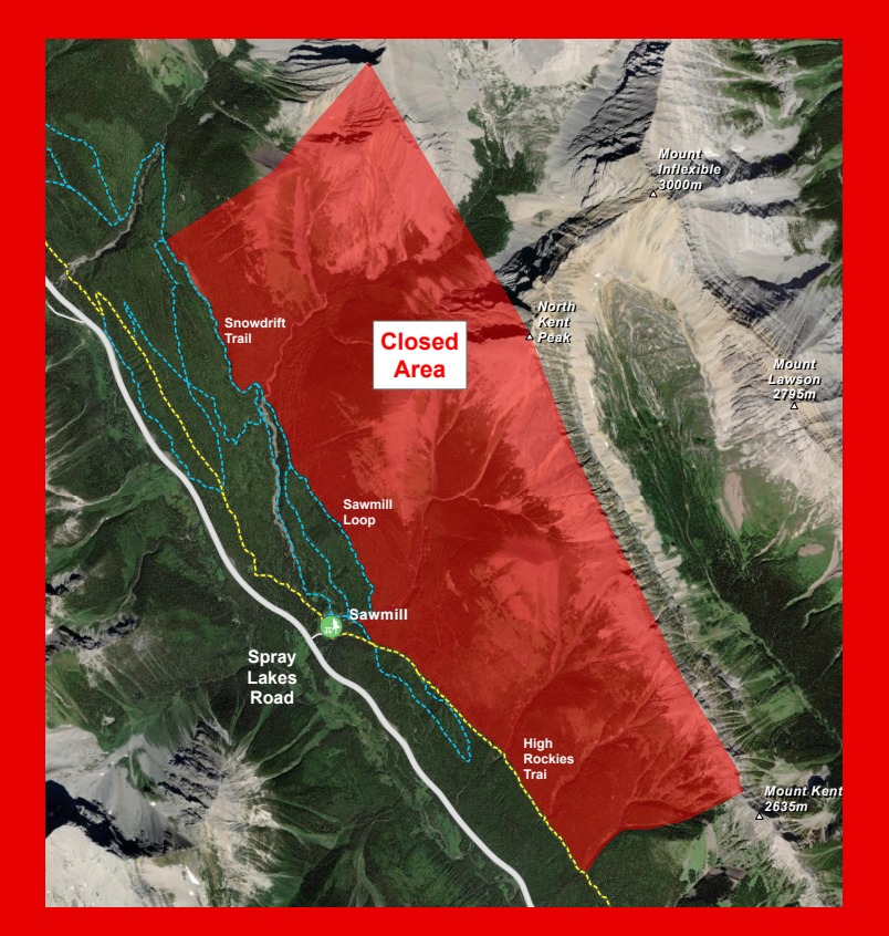 The Banff - ⚠️ Bear Closure - Kent Ridge North & James Walker Drainage ...