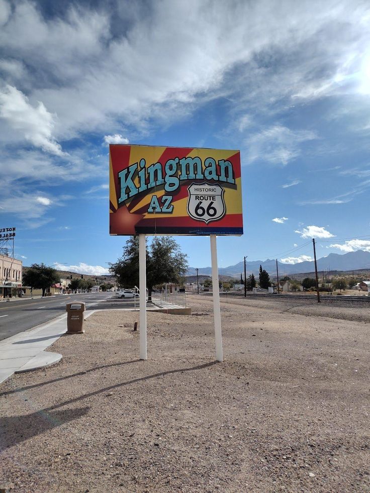 Route 66 sign in Kingman, Arizona