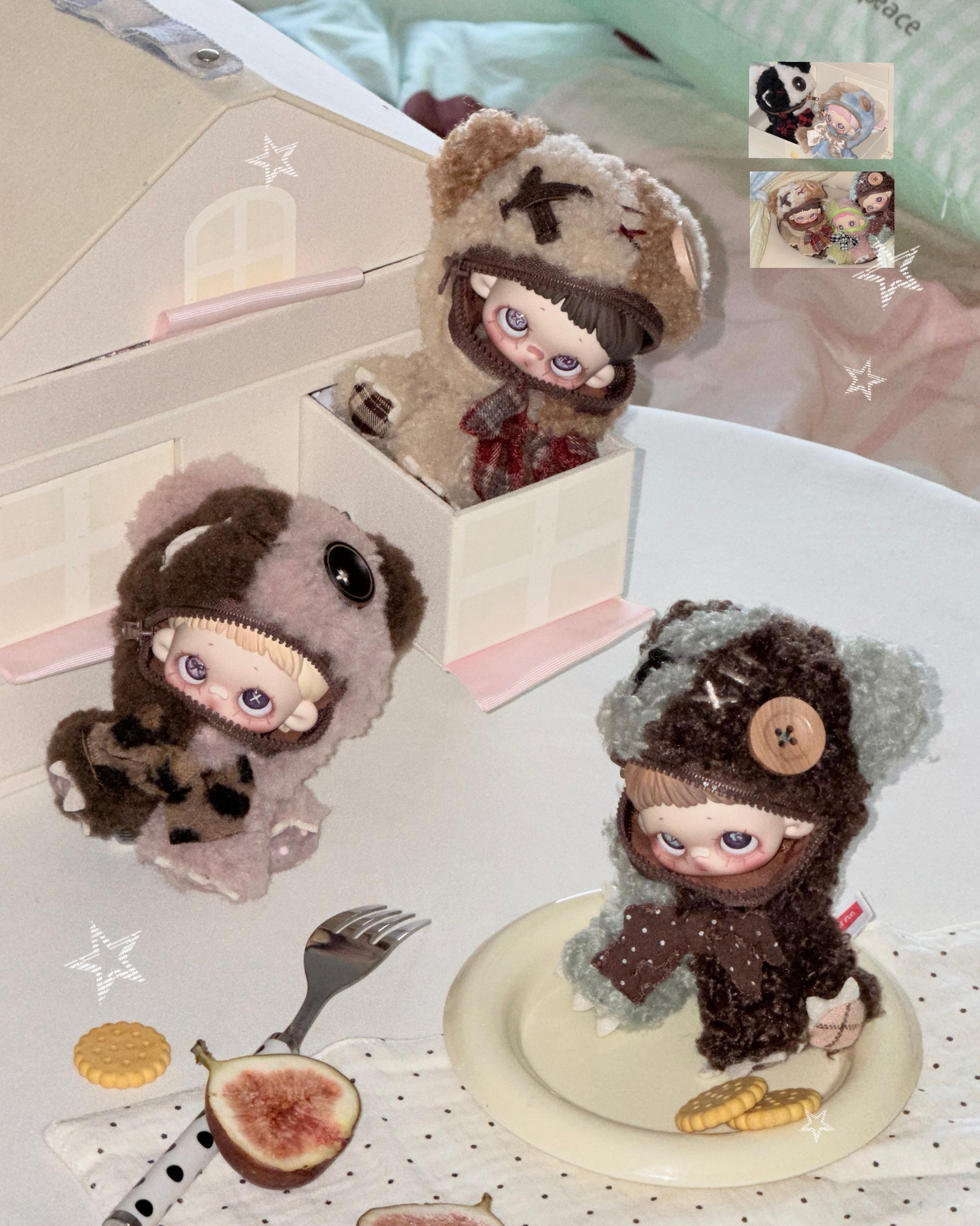 MayMei Greedy Bear Series Plush Doll Blind Box release on August