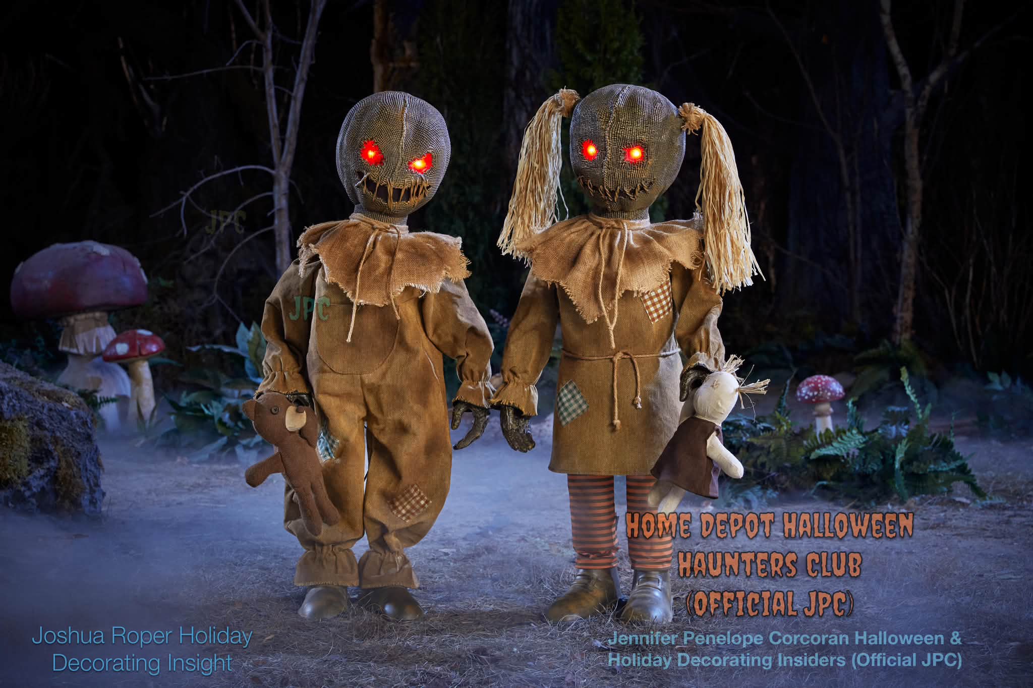 The burlap twins! Home Depot 2026 Halloween prop drop starts