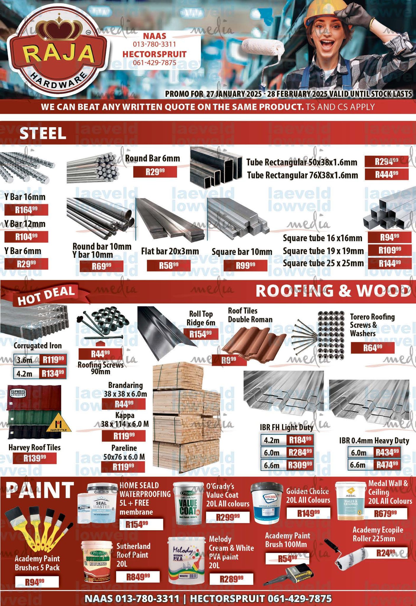 Raja Hardware Hectorspruit & Naas | Kamaqhekeza