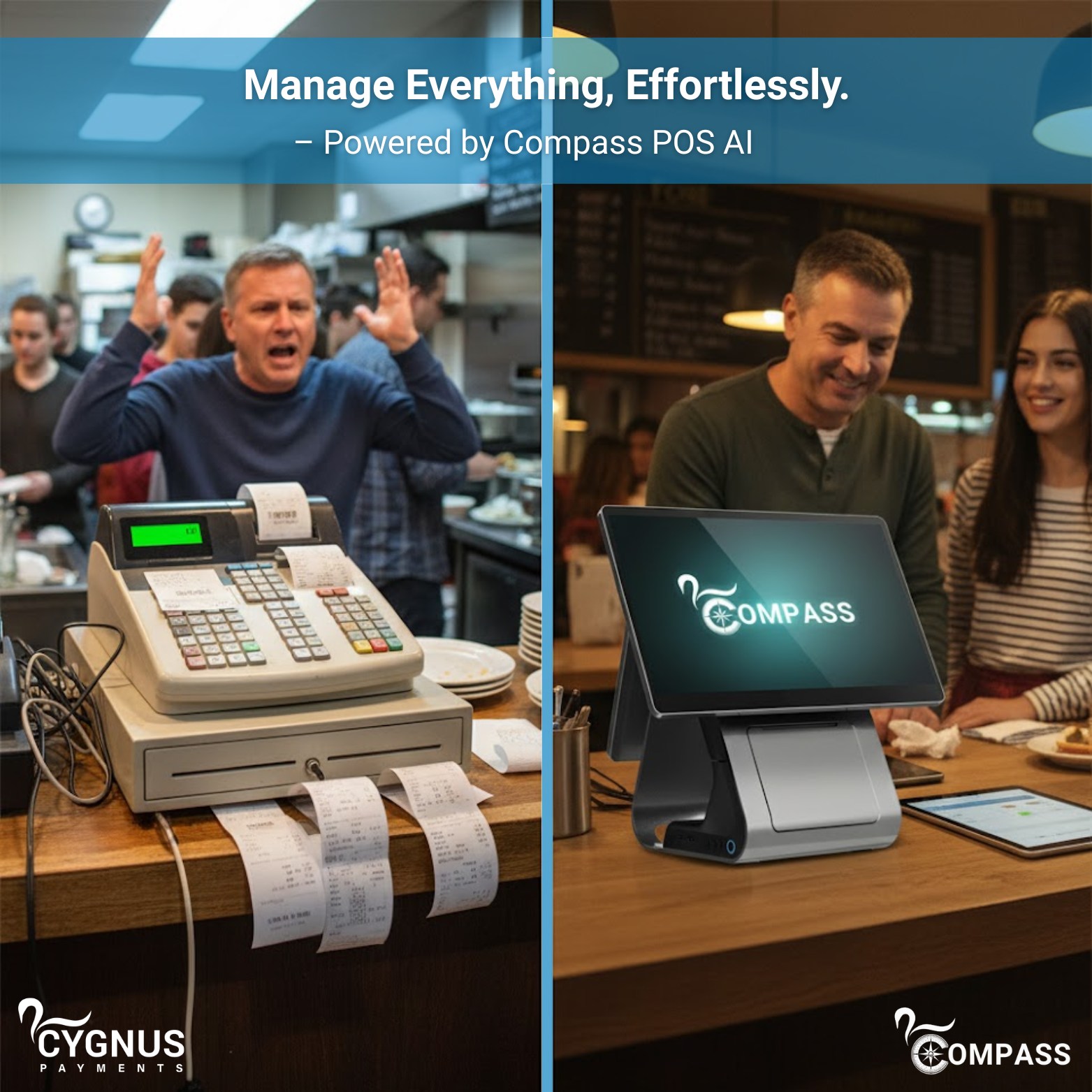 Cygnus Payments - Introducing Compass POS AI - the... | Facebook