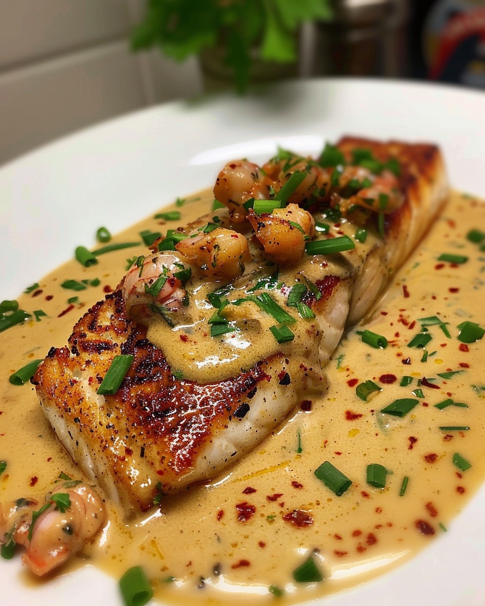 Tasty - Savory Blackened Red Snapper with Crawfish Cream Sauce 🐟🍤 ...