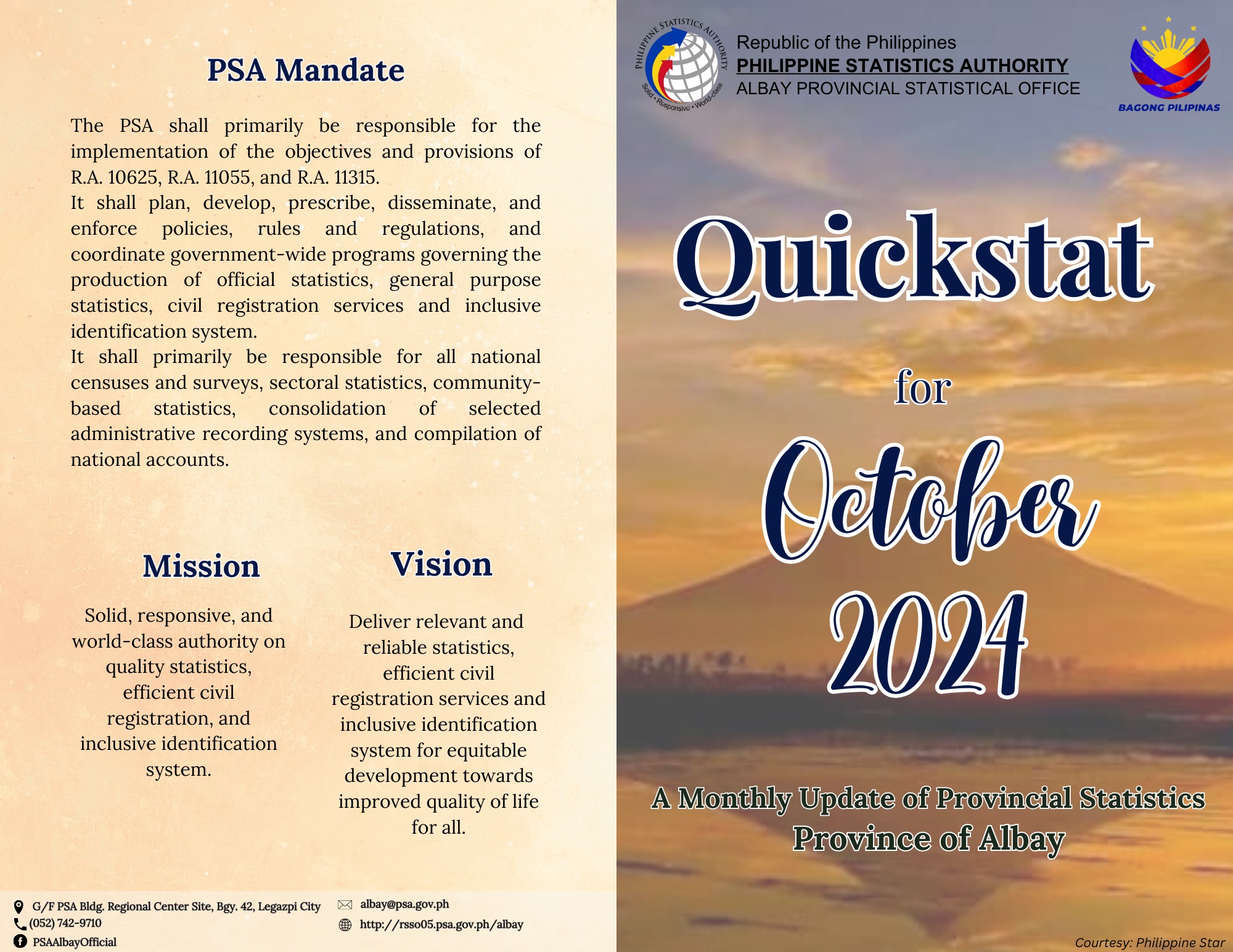 Albay Quickstat... - Philippine Statistics Authority Albay