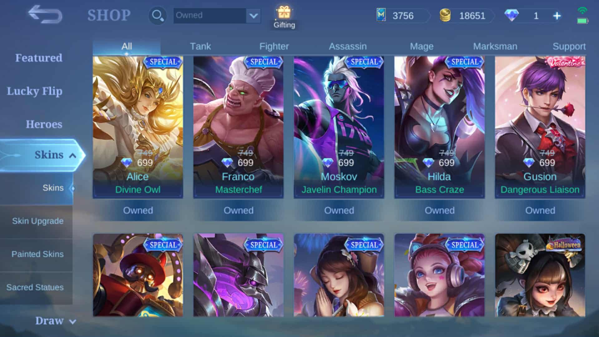 Roblox account with 159 skins for sale