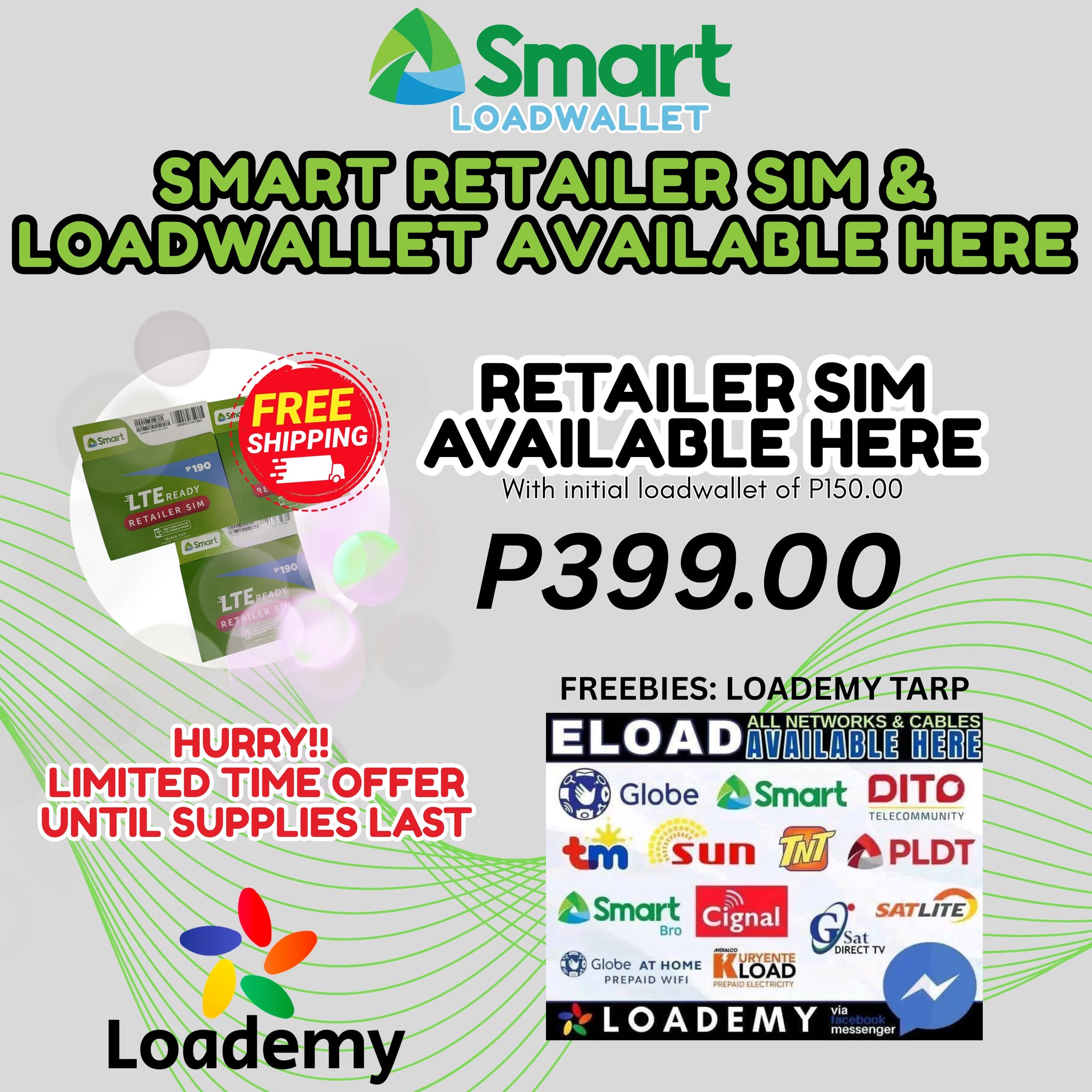 Loademy - Smart Retailer Sim and Loadwallet Available here! | Facebook