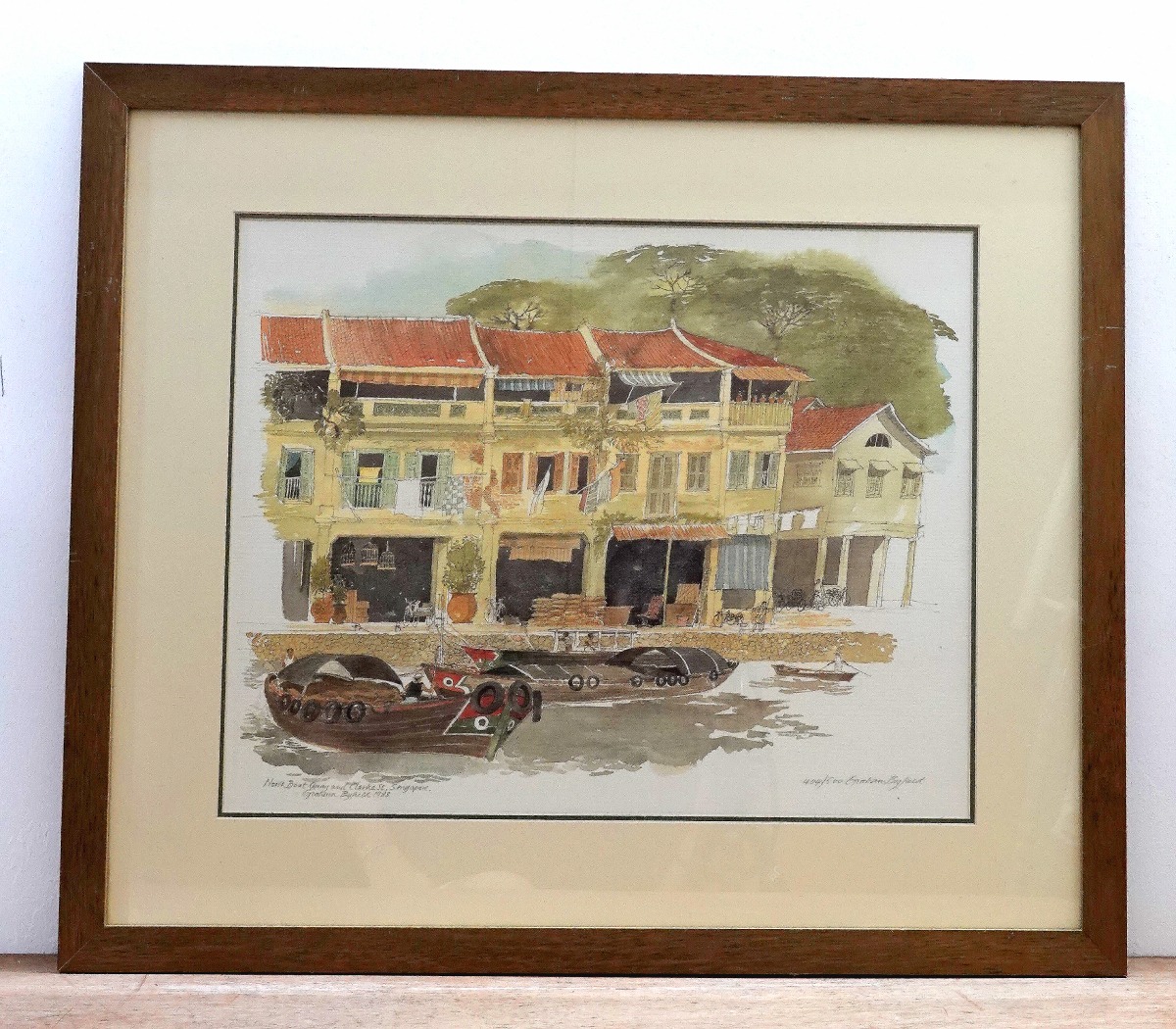 Graham Byfield 水彩画 シンガポール 【公式通販】