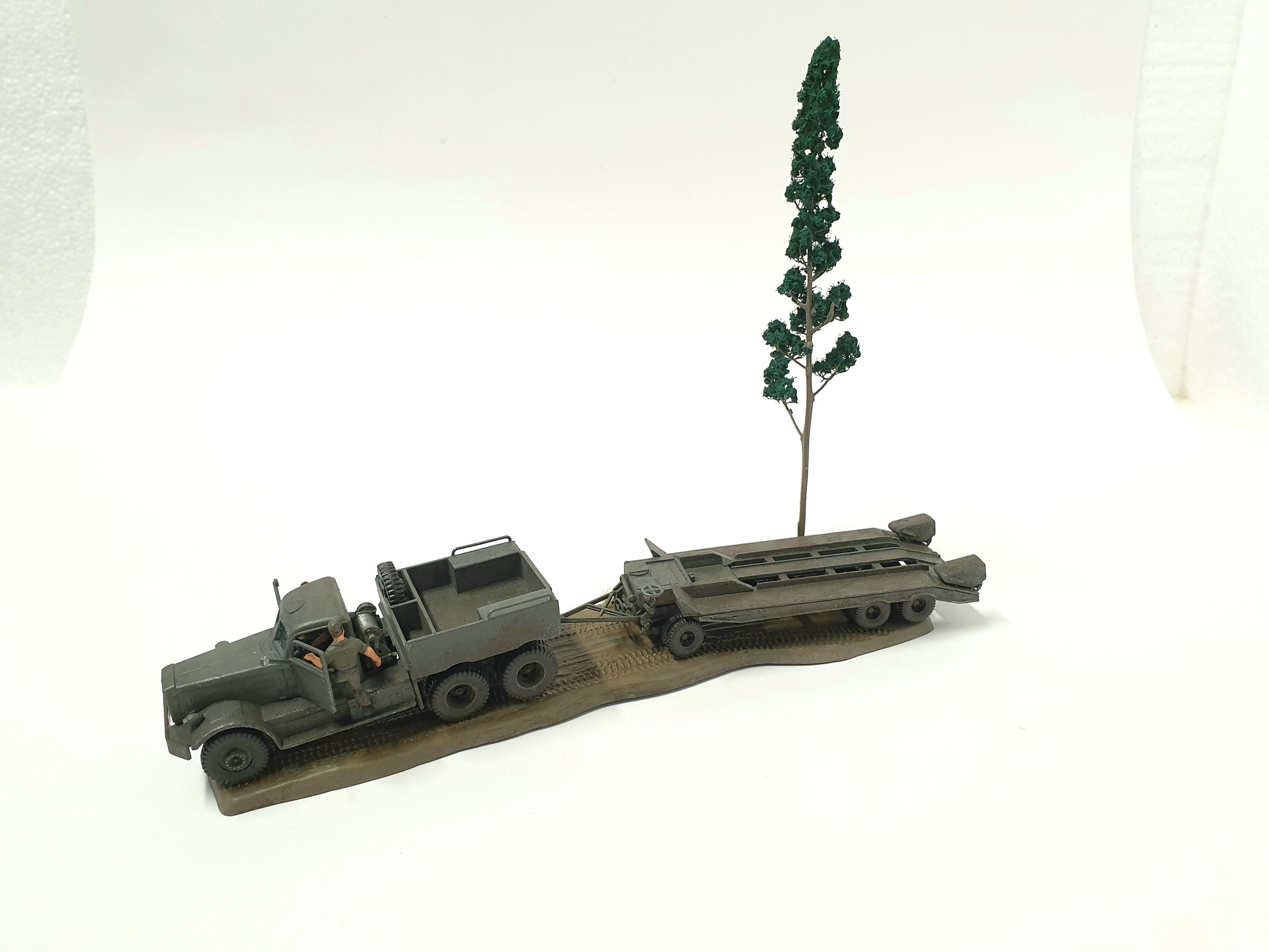 Revell 03364 M19 Tank Transporter Échelle 1:72 - Maquette Plastique Avec Diorama