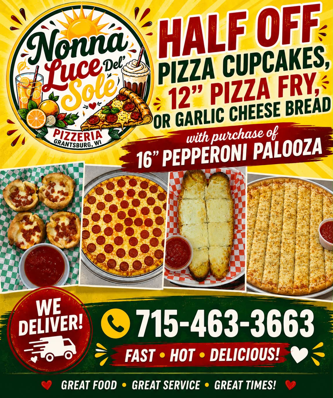 Nonna Luce Del Sole Pizzeria | Grantsburg WI