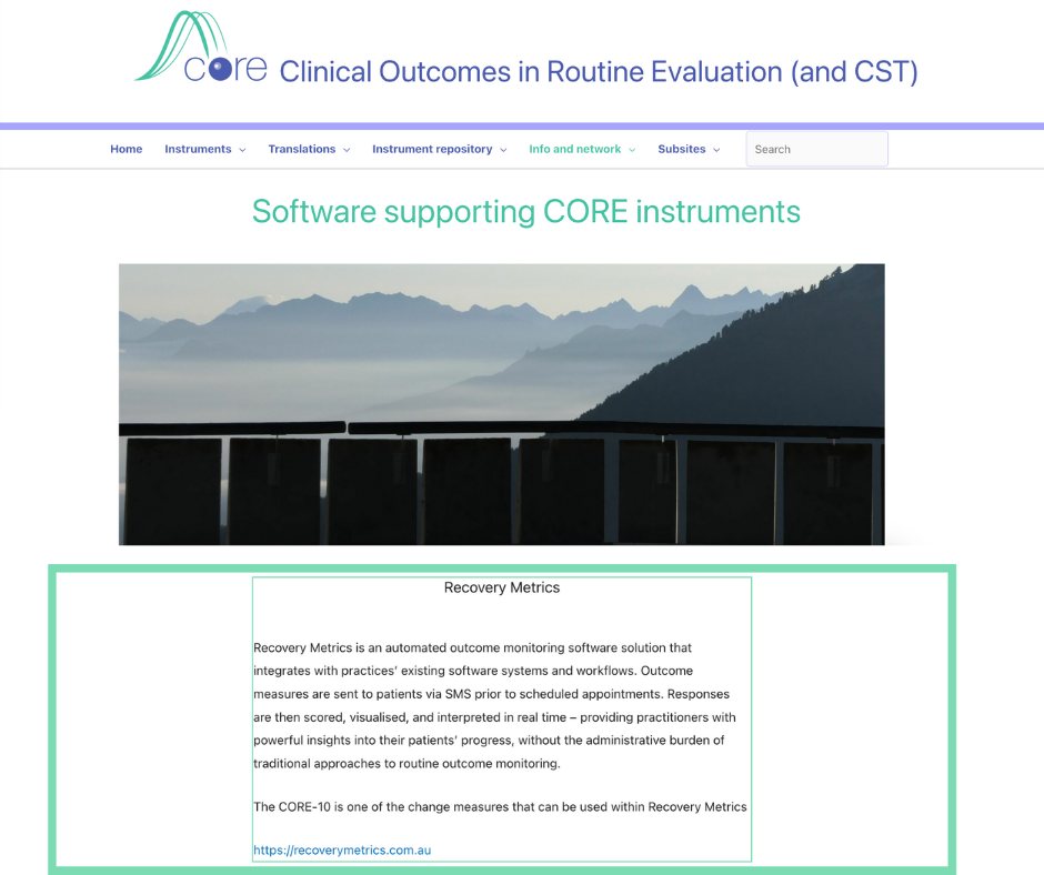 Recovery Metrics - We're incredibly proud to be recognised by Core ...