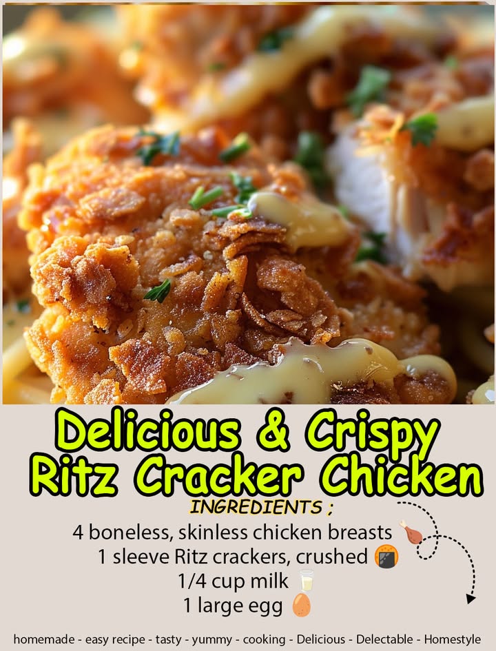 Isabella’s - Delicious and Crispy Ritz Cracker Chicken Ingredients ...