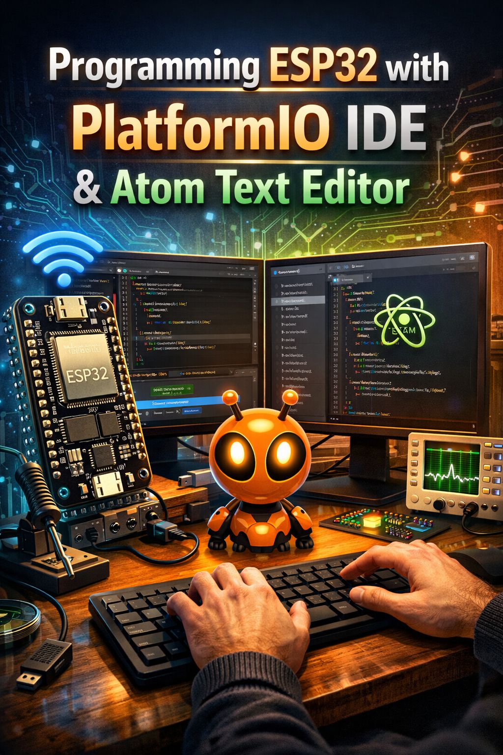 ESP32 ESP8266 For Beginner | Programming ESP32 with PlatformIO IDE and ...