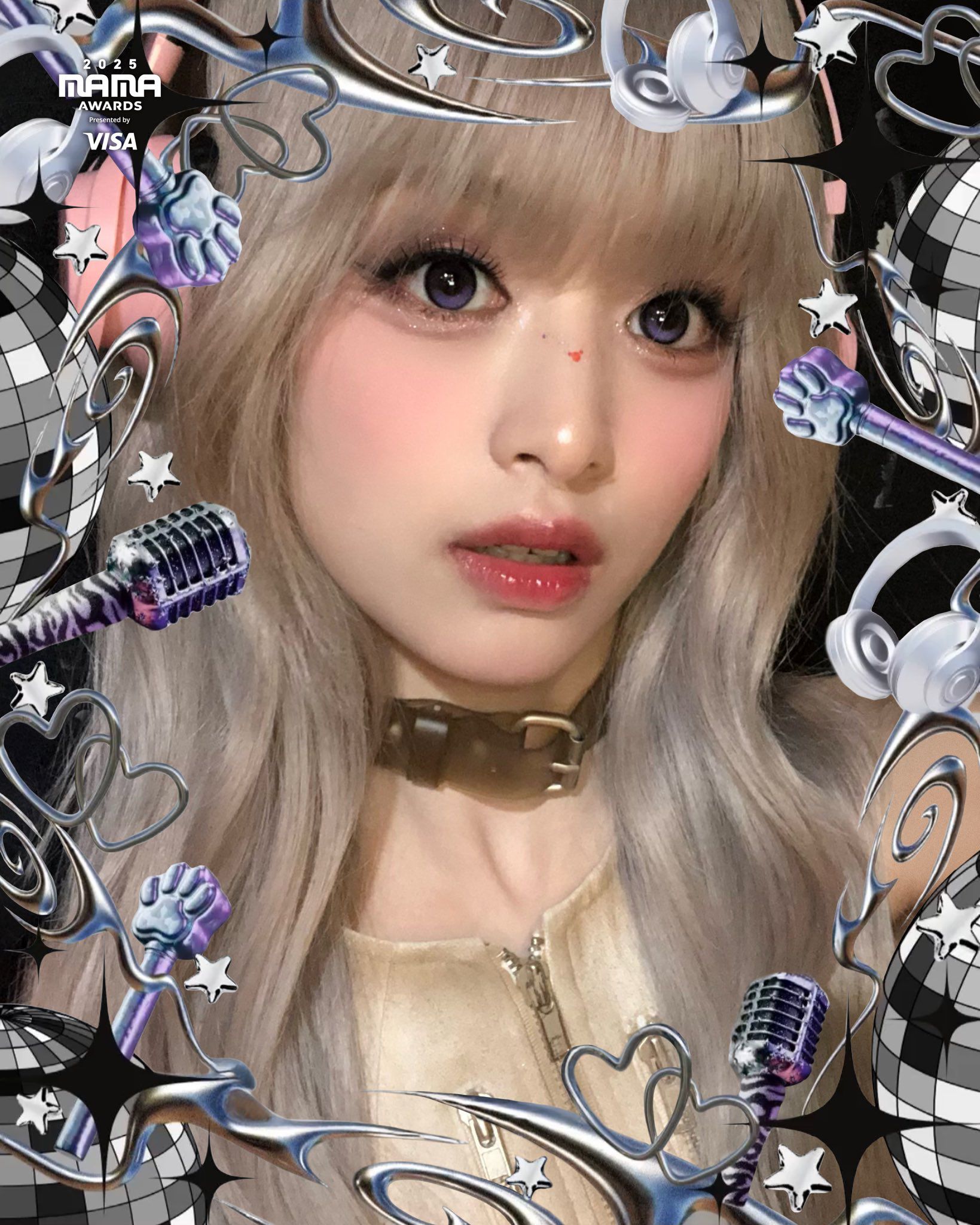 AHYEON para el set de soporte de acrílico & mercancía de fotos