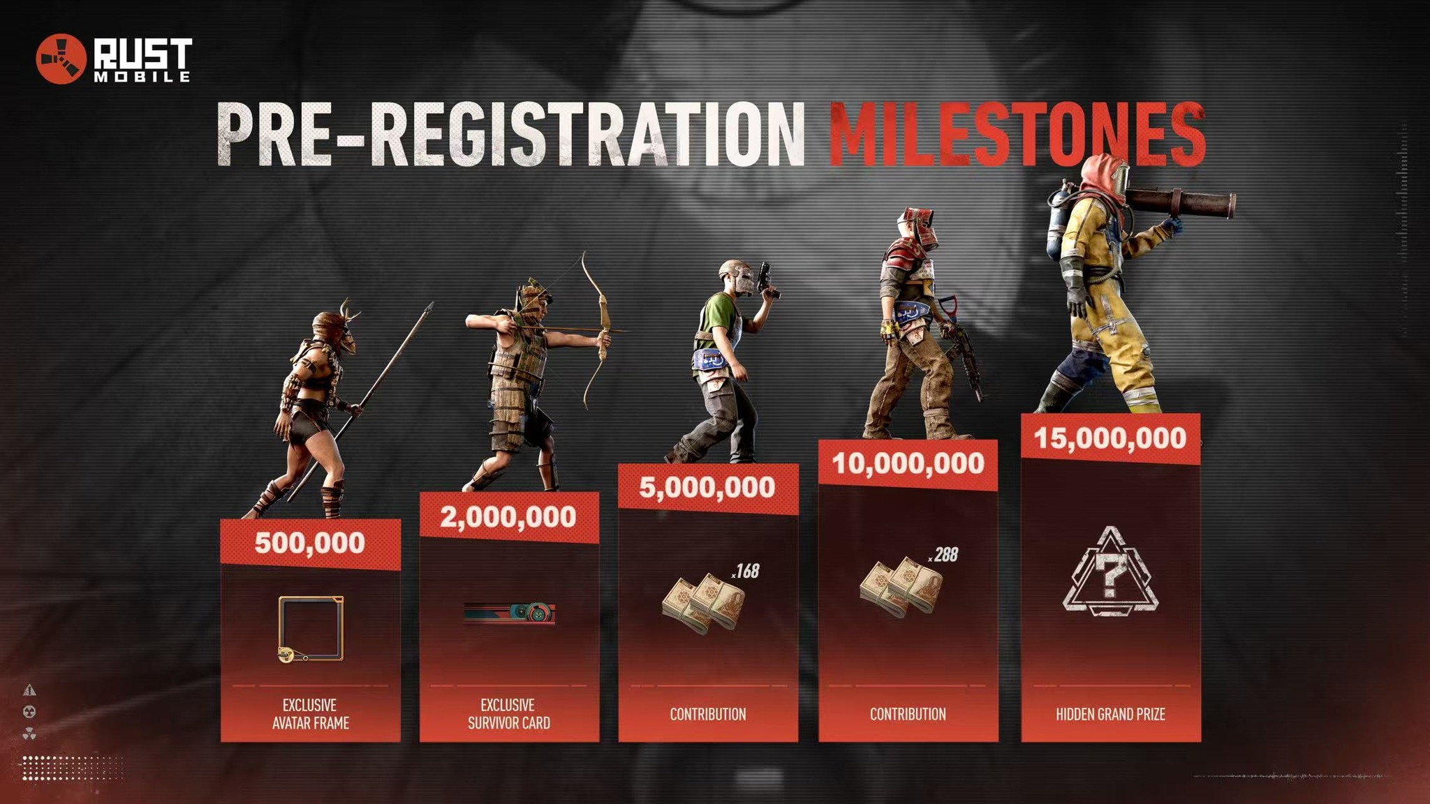 Rust - 📢Survivors, pre-registration milestone is LIVE now! Sign up and ...