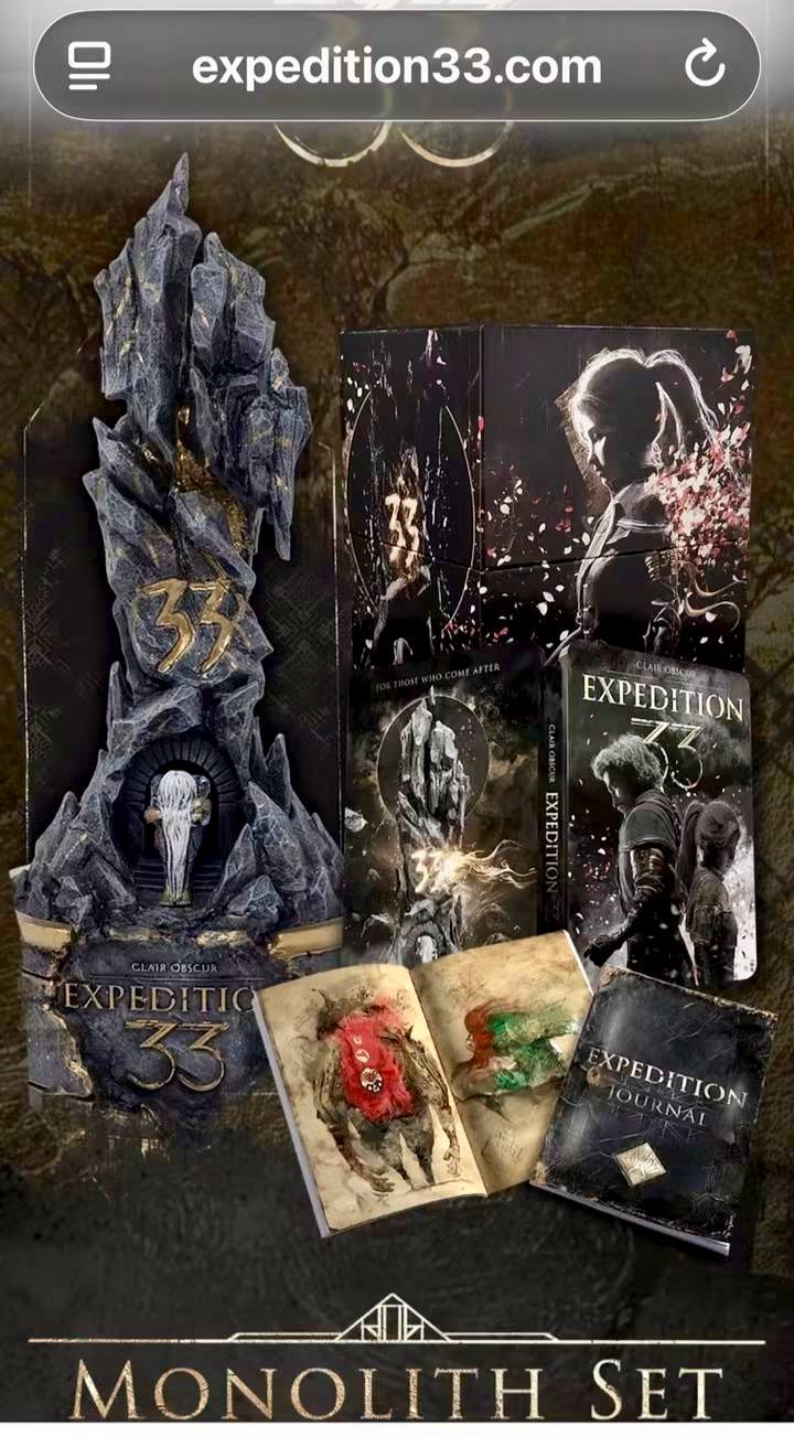 Expedition 33 collector's edition monolith set available