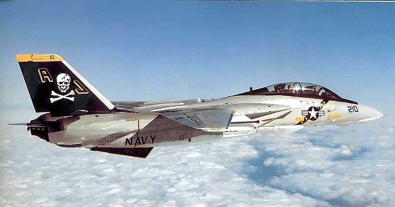 航空機・ヘリコプター F-14A TOMCAT VF-84 JOLLY ROGERS 1994 Grumman F-14A Tomcat of VF-84 Jolly Rogers