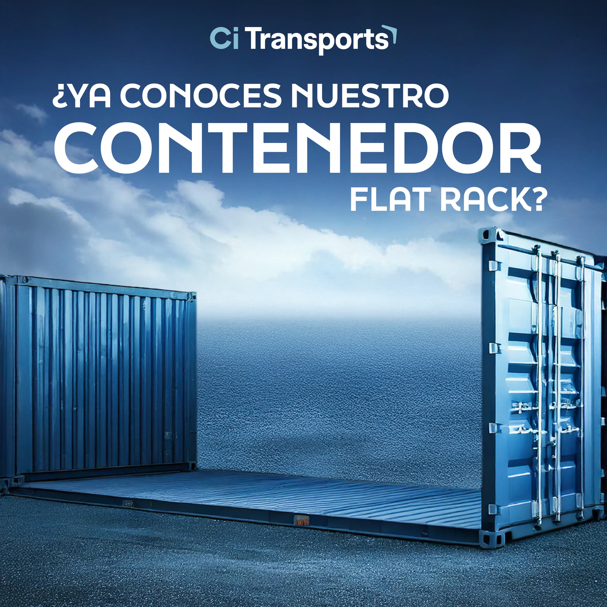 Ci - Nuestro contenedor flat rack es ideal para tu carga, con su base ...