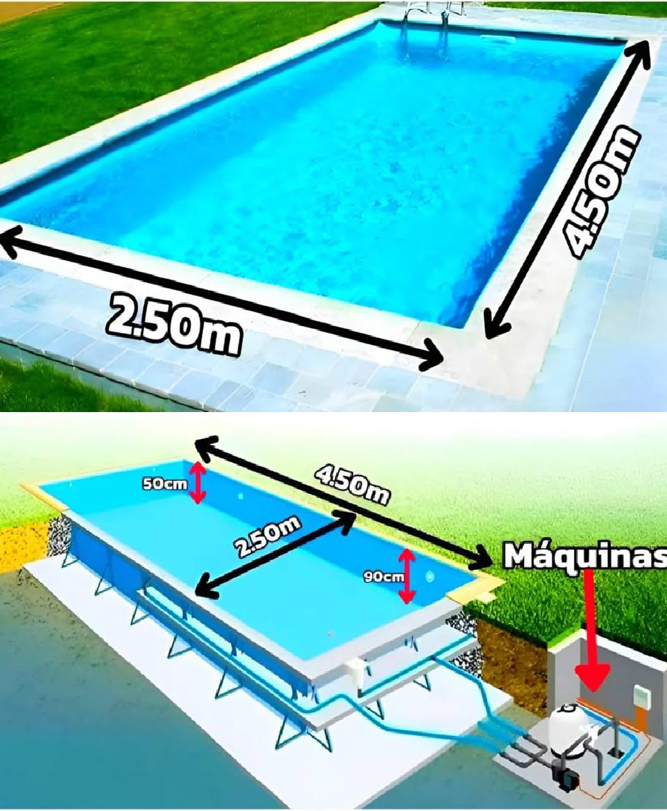 Luciano - Pool Dimension . . #Plano3d #4D #piscina | Facebook