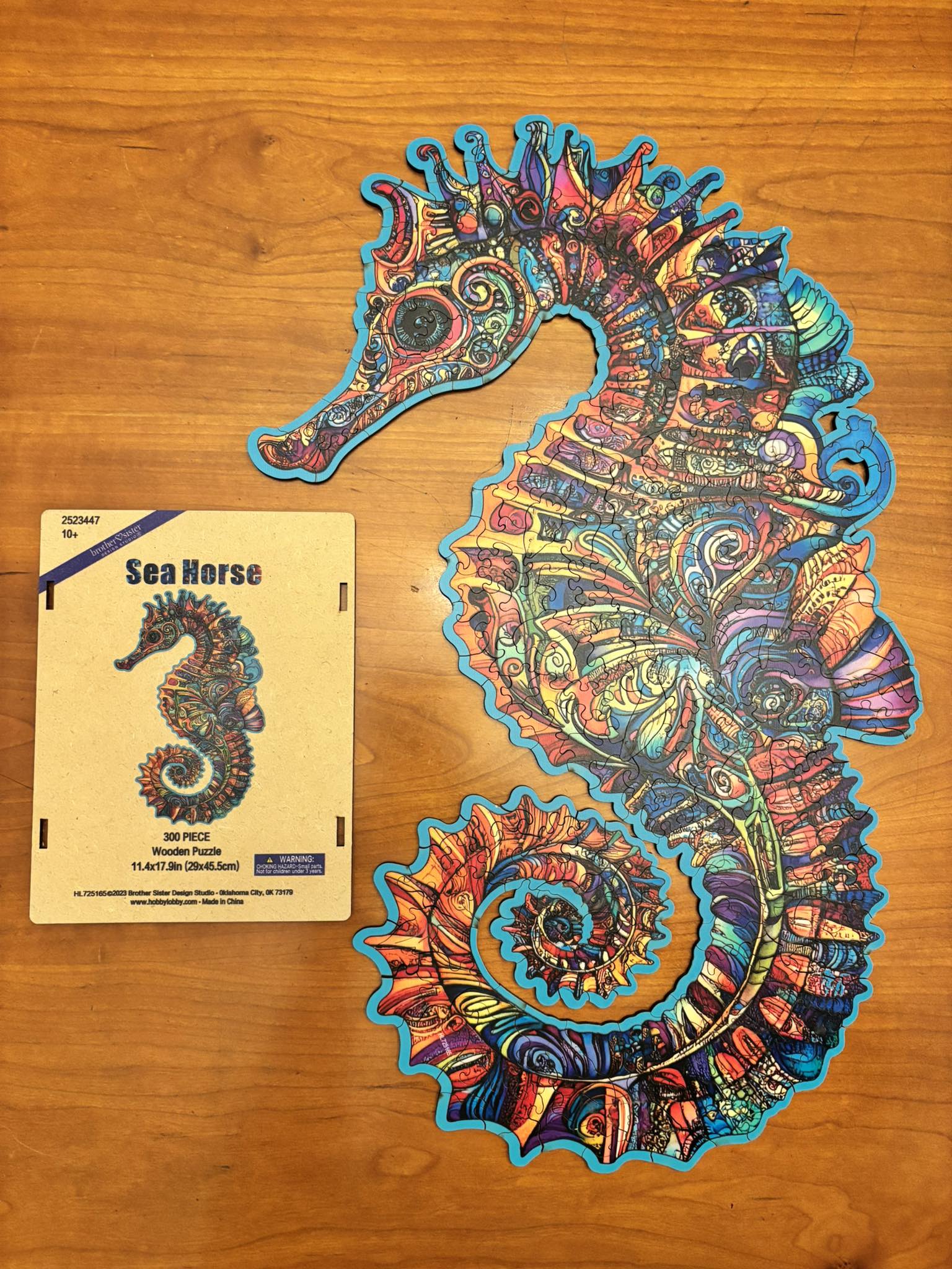 A Real Challenge for 300 pieces 2523447 10+ SeaHorse Sea Horse 3