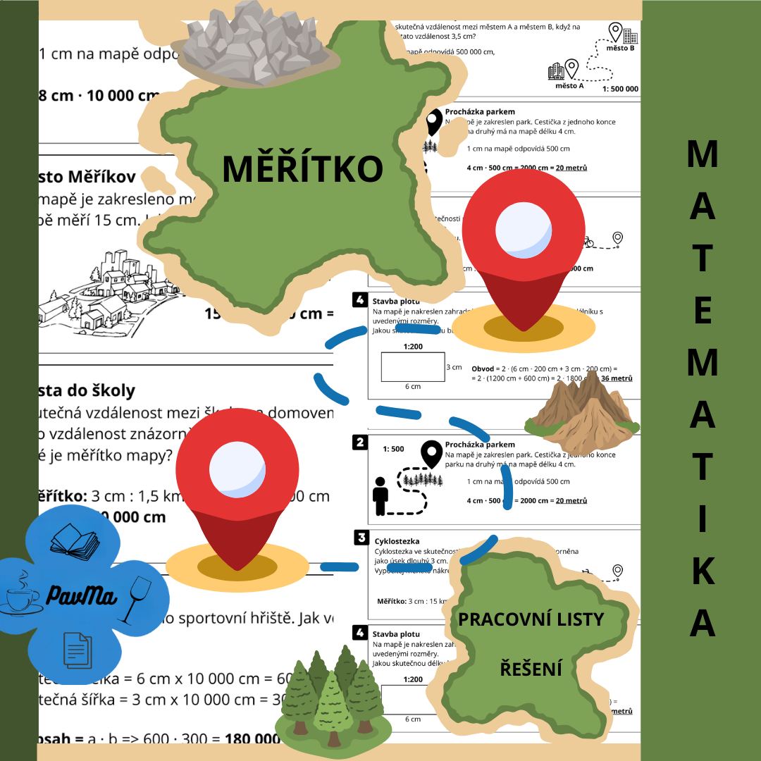 Učiteléučitelům.cz | 🗺️ **Procvičování měřítka přehlednou formou | Facebook