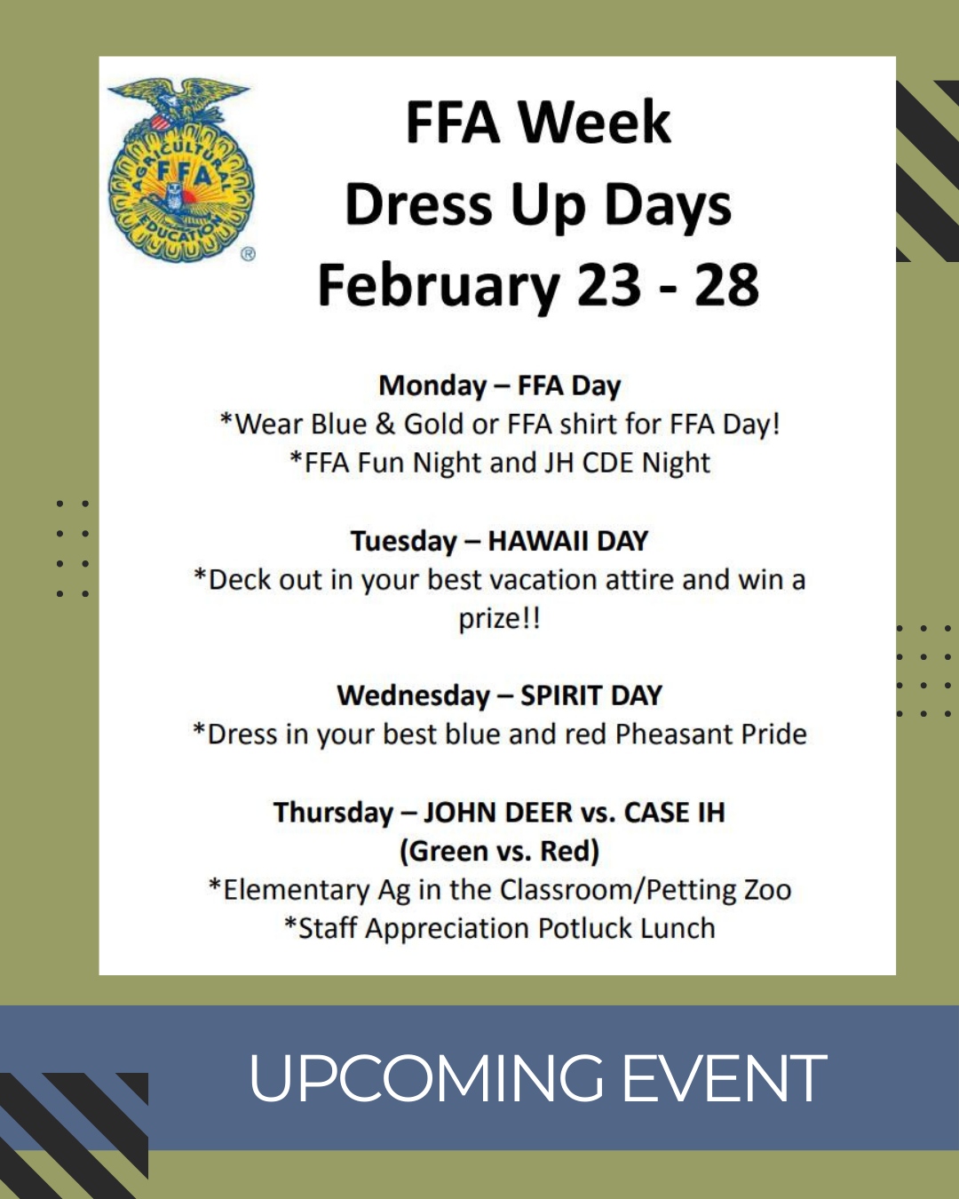 Parker - 🌾💙 It’s National FFA Week — and Parker is proud to support our ...