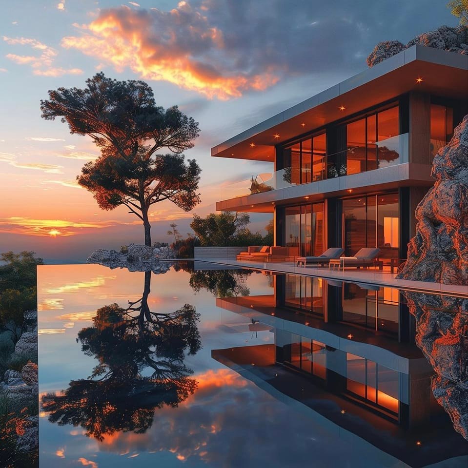 Modern House Design | What is the thing (in red box) attached to the ...