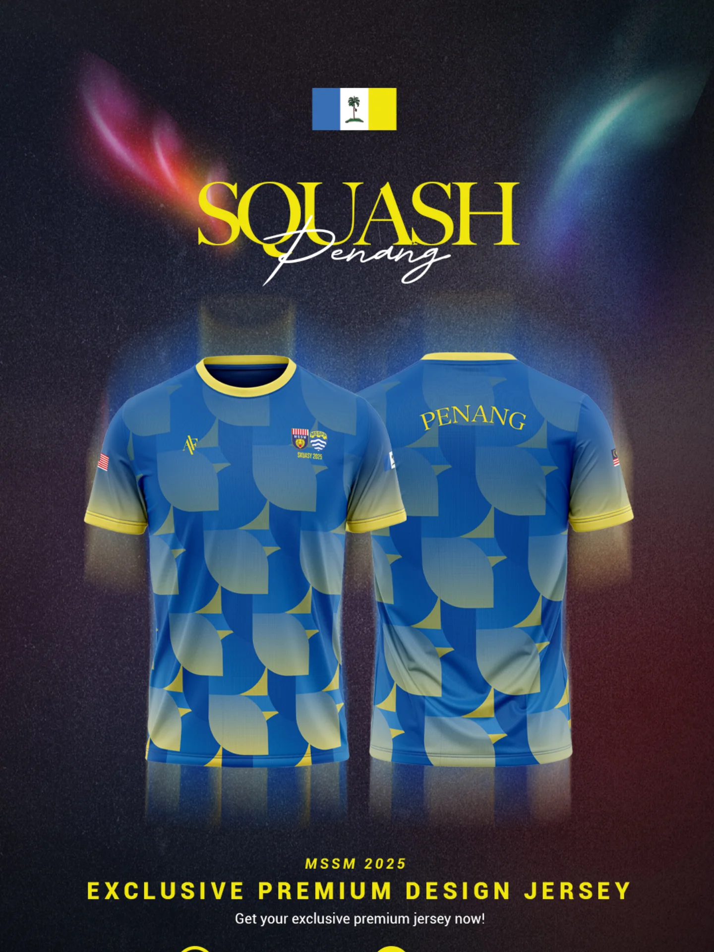 AF Exclusive Co - 💙🤍 Penang mai dah! Jersi Squash MSSM... | Facebook