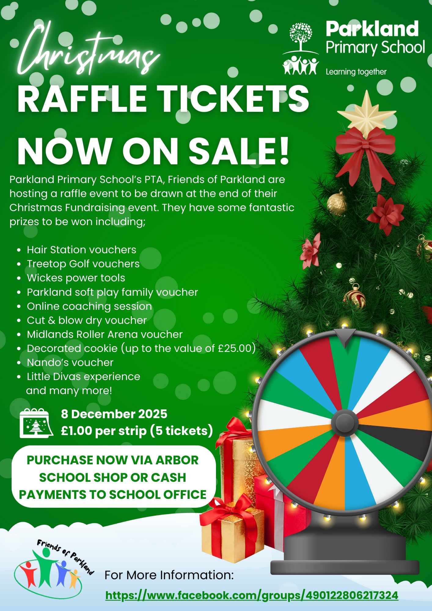 Parkland - We are continuing to sell raffle tickets on behalf of the ...