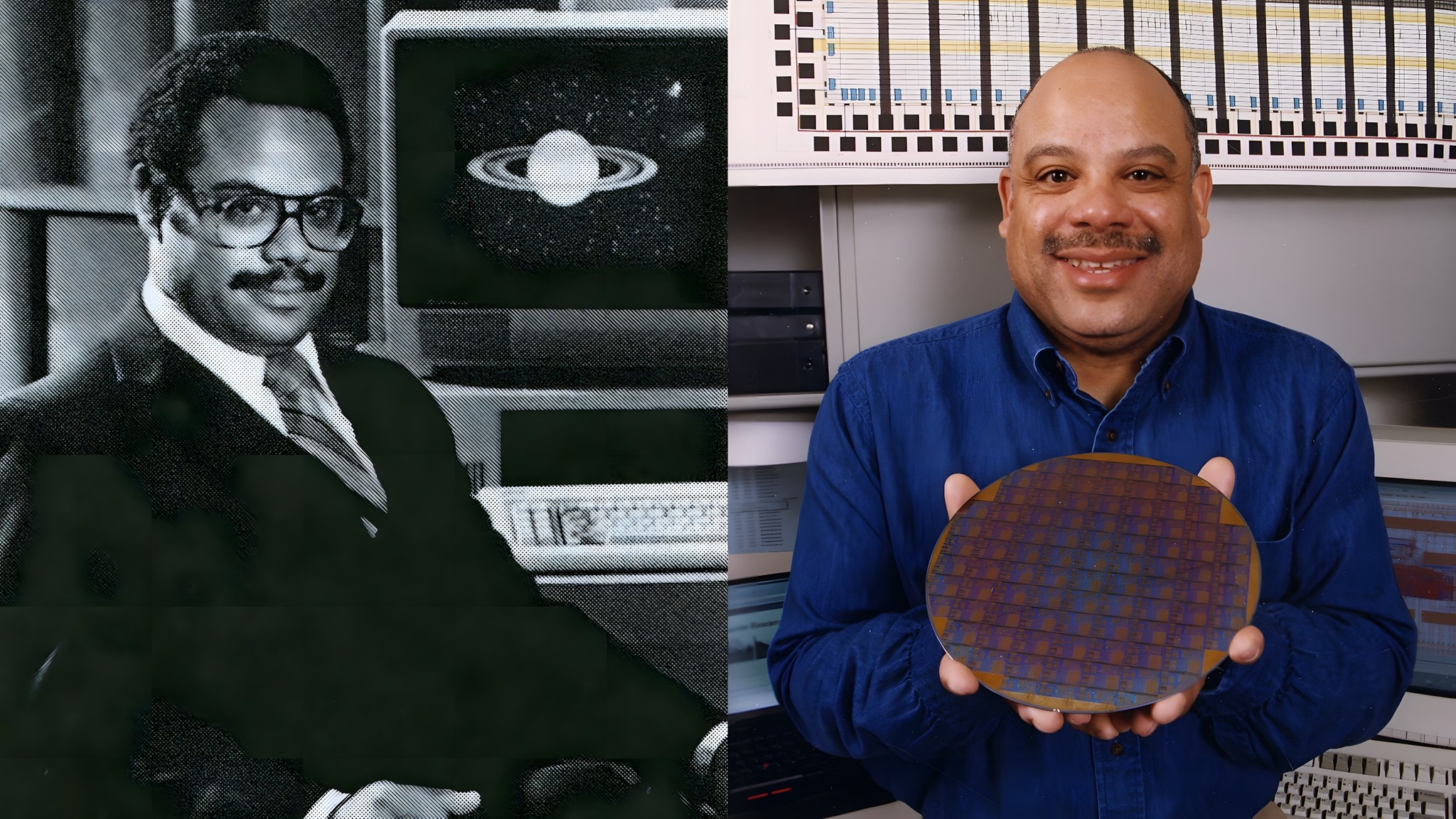 Black - Color IBM PC Monitor and Gigahertz Chip, Co-Invented by Mark ...
