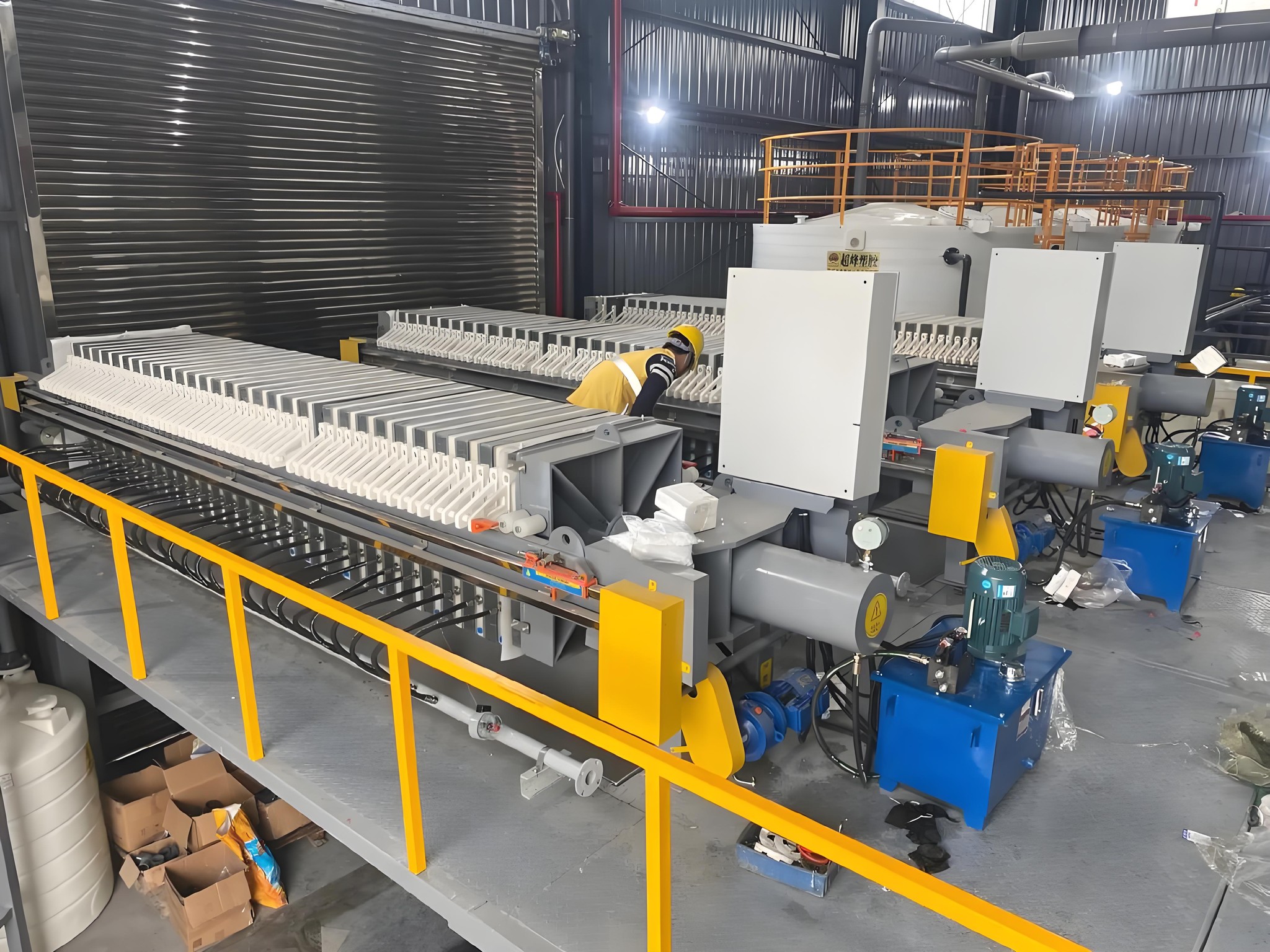 Filter press kaoling The History of Filter Presses