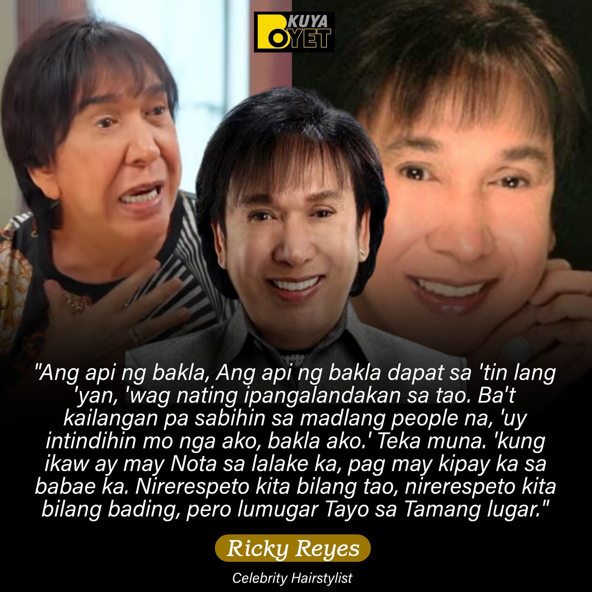 kuya - Fr: Mother Ricky Reyes ️♥️💯 | Facebook