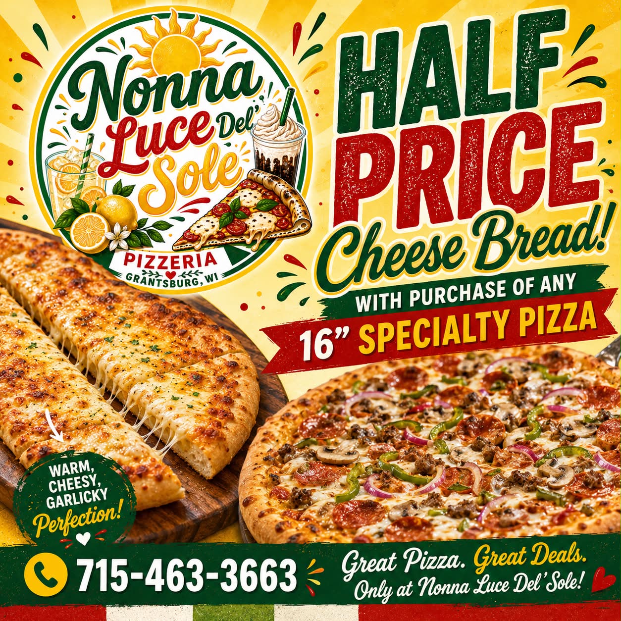 Nonna Luce Del Sole Pizzeria | Grantsburg WI