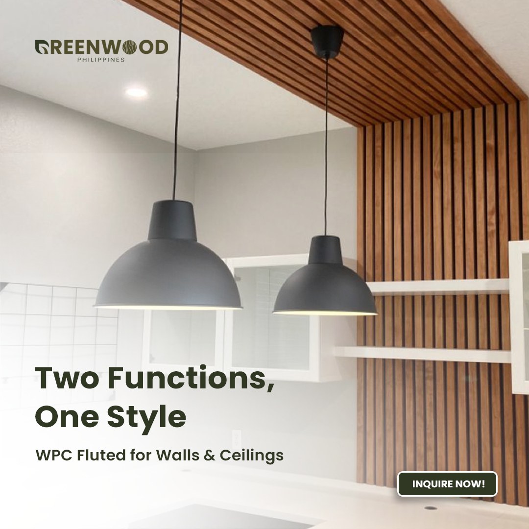 Greenwood - Two functions, one seamless style. 🎯 Our WPC fluted panels ...