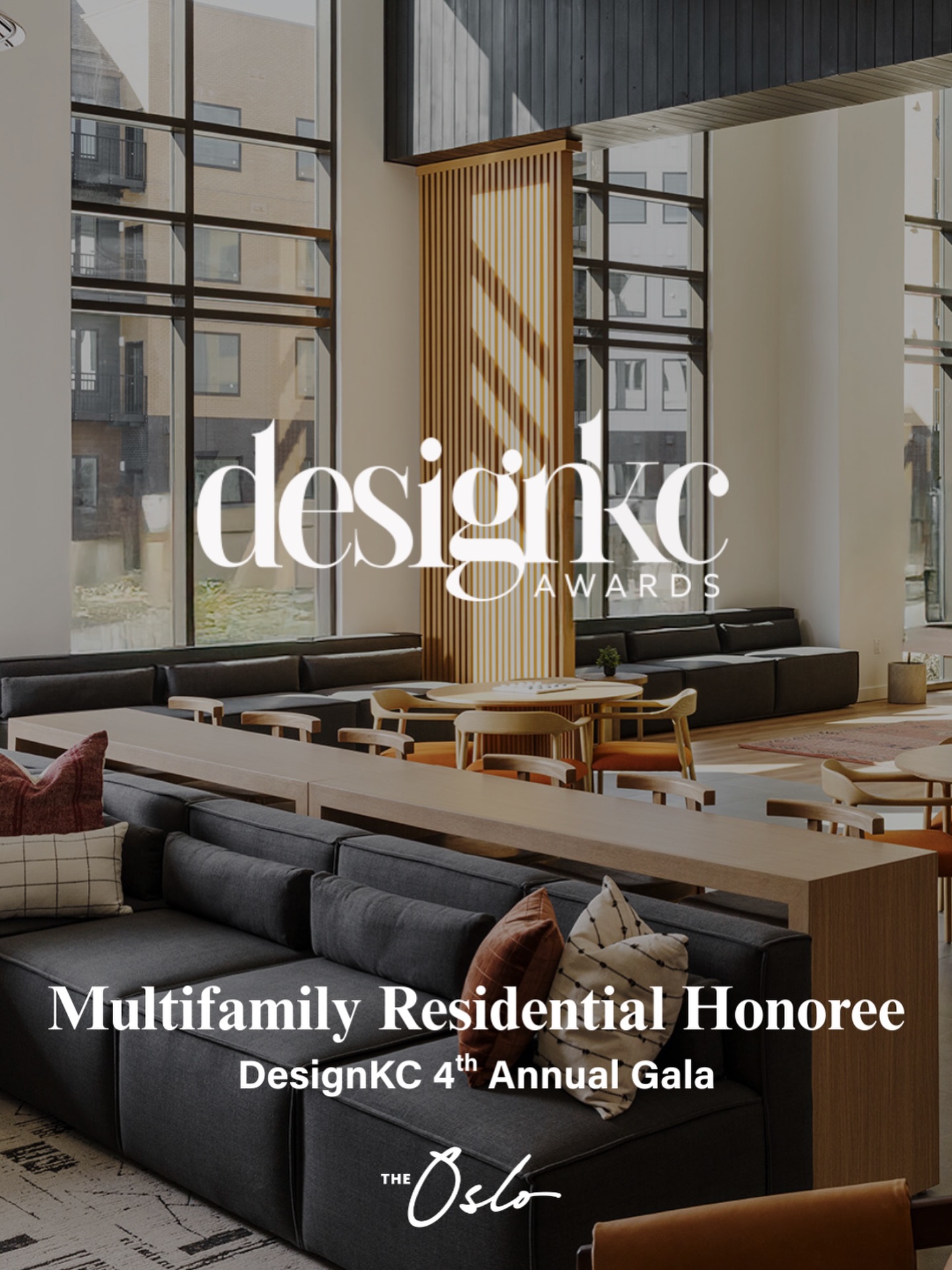 The Oslo - Honored to be recognized at the DesignKC 4th Annual Gala as ...