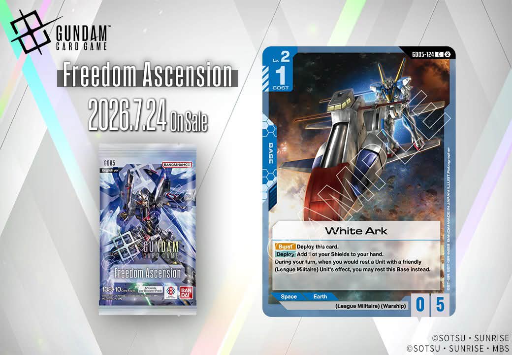 Gundam card game's Freedom Ascension set review
