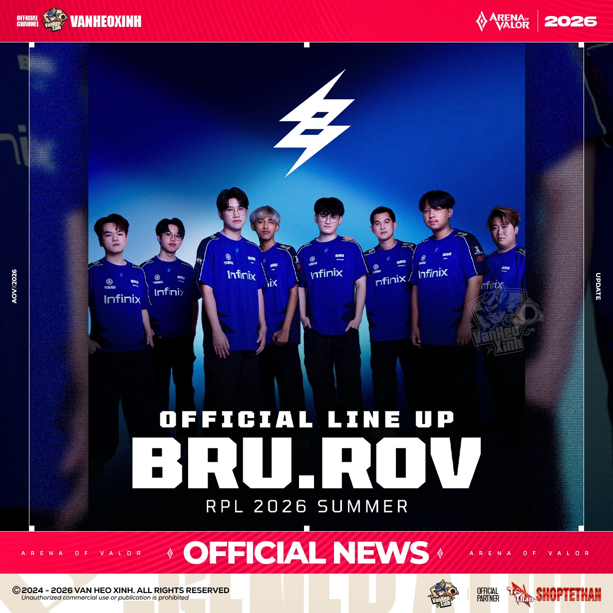 Van - BRU.ROV - OFFICIAL LINE UP: 🌅 Official Line Up 🔹 BRU.NuNu – Mid ...