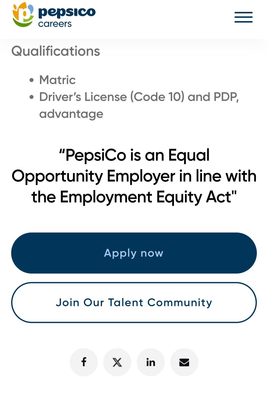 🚚 PepsiCo Is Hiring: Delivery... - Collins Career Solution | Facebook