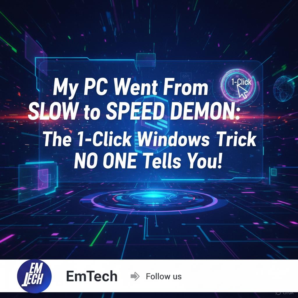 EmTech - Forget complex tweaks! Here's the #1 simple Windows setting ...