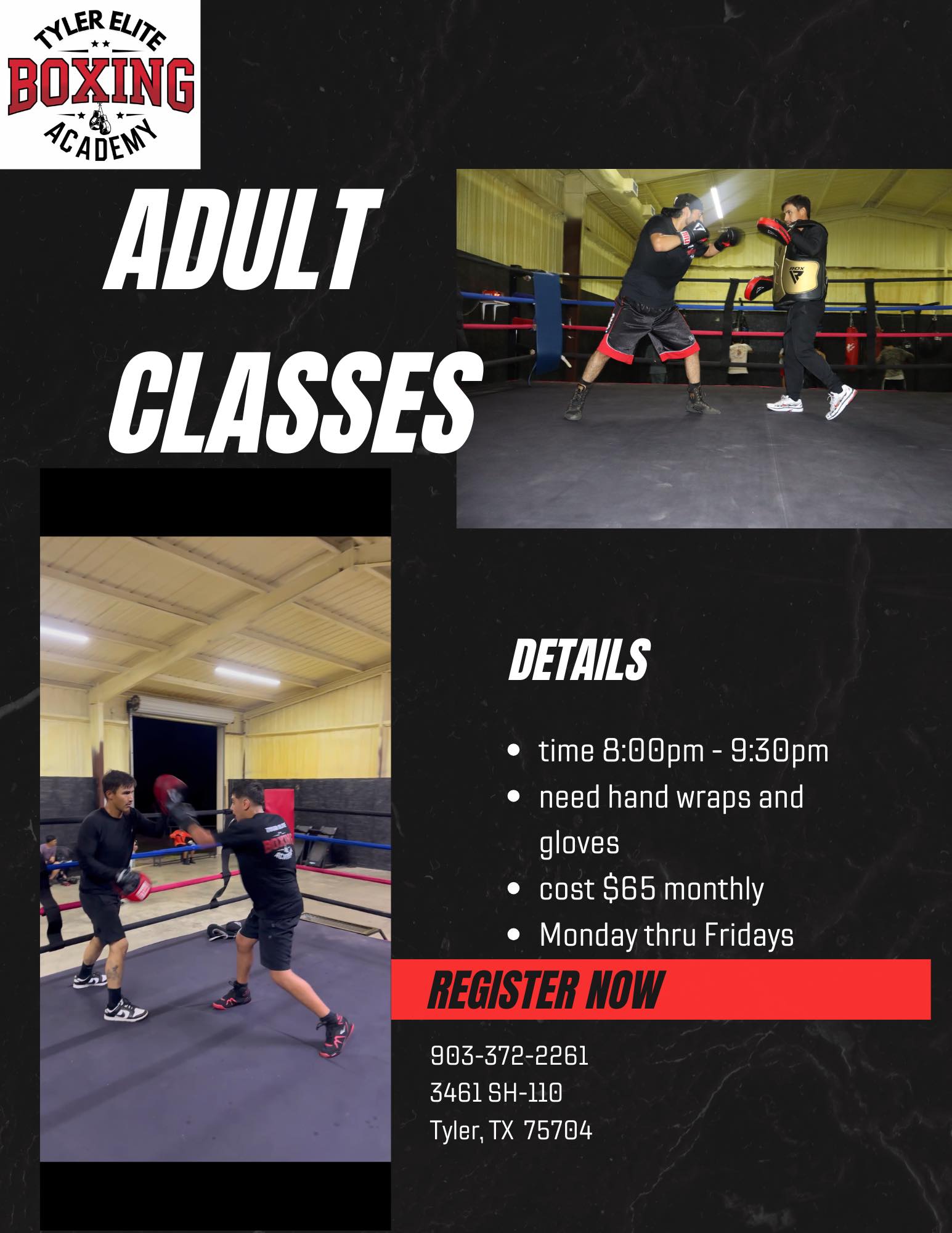 Tyler elite boxing Academy