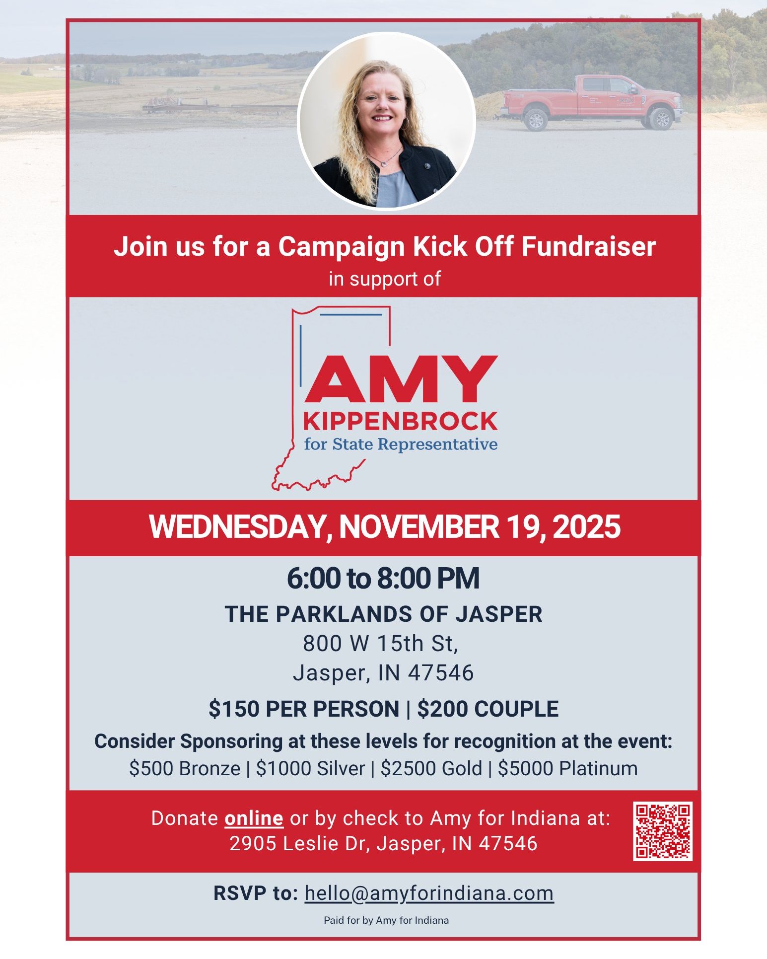 Amy Kippenbrock for Indiana