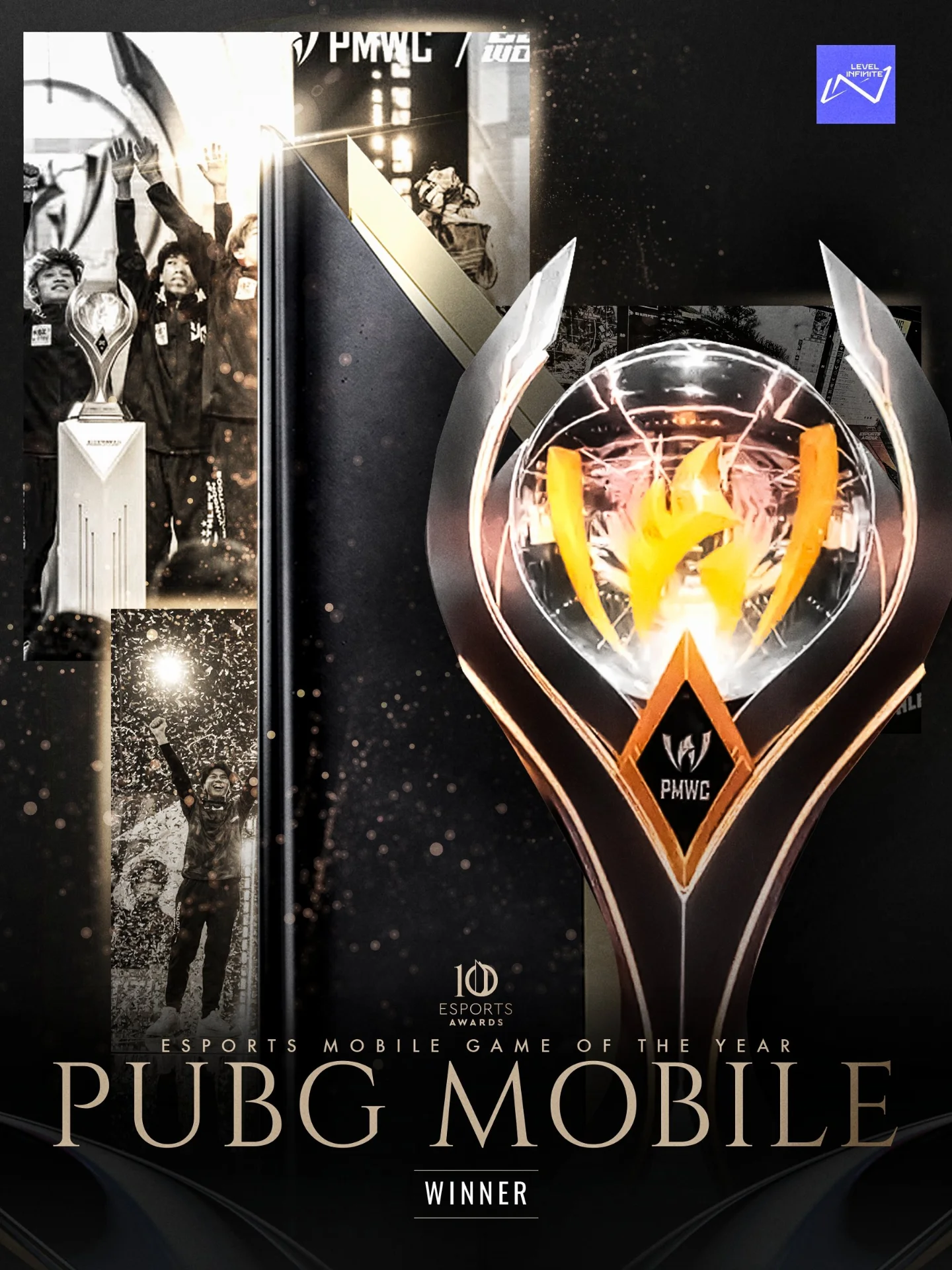 PUBG Mobile Global/World stage trophies 🏆 #PUBGMOBILEESPORTS