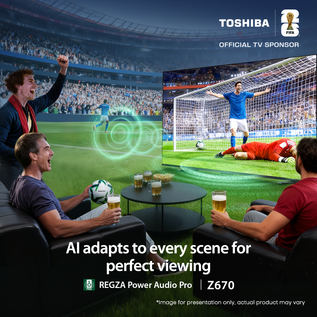 Toshiba - 🏆 Stadium Sound, Unleashed at Home Z670 with Power Audio Pro ...