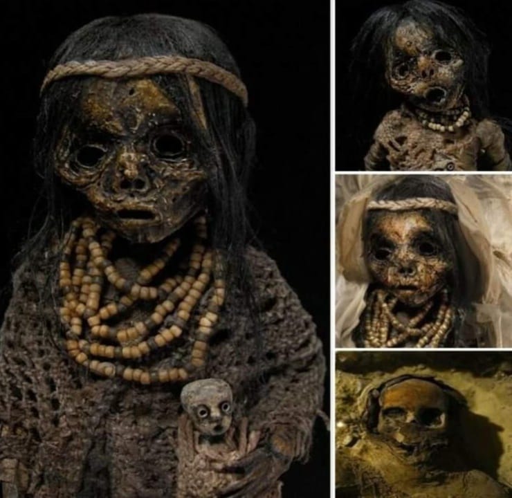 The mummy revealed. What a stunner. The world's first look at a