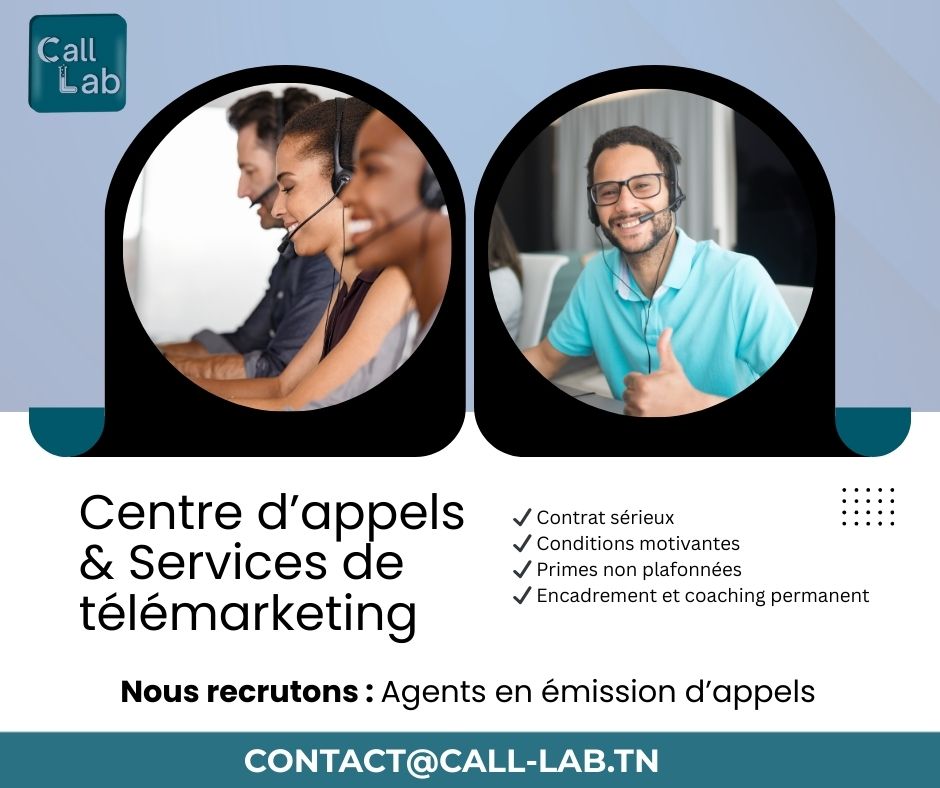 Call Lab contact center | Tunis